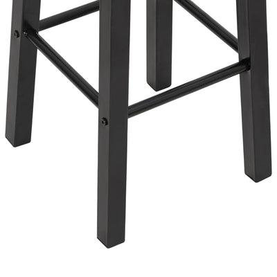 vidaXL Bar Stools 2 pcs Anthracite MDF