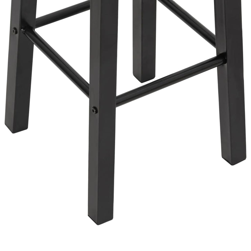 vidaXL Bar Stools 2 pcs Anthracite MDF