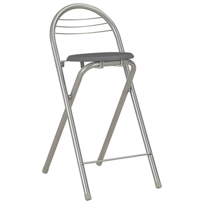 vidaXL 3 Piece Bar Set with Shelves Wood and Steel Black