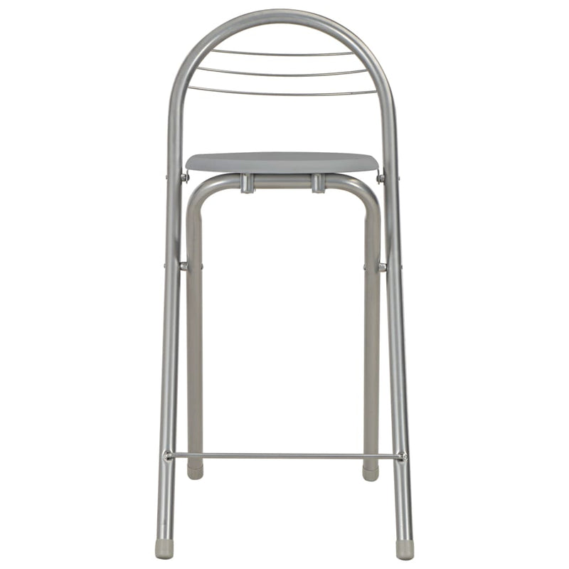 vidaXL 3 Piece Bar Set with Shelves Wood and Steel Black