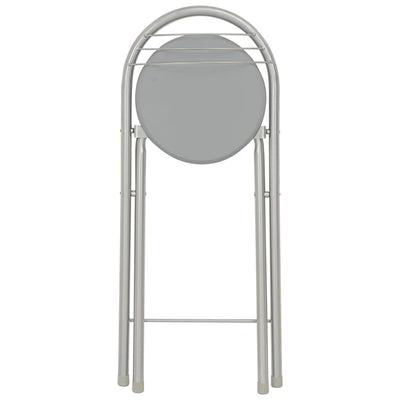 vidaXL 3 Piece Bar Set with Shelves Wood and Steel Black