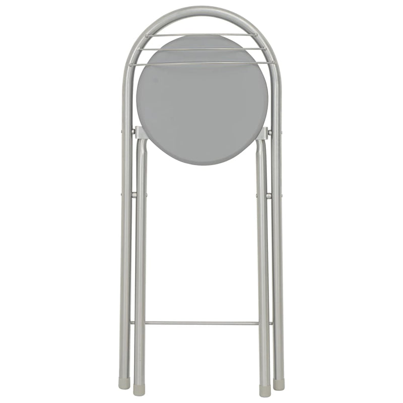 vidaXL 3 Piece Bar Set with Shelves Wood and Steel Black