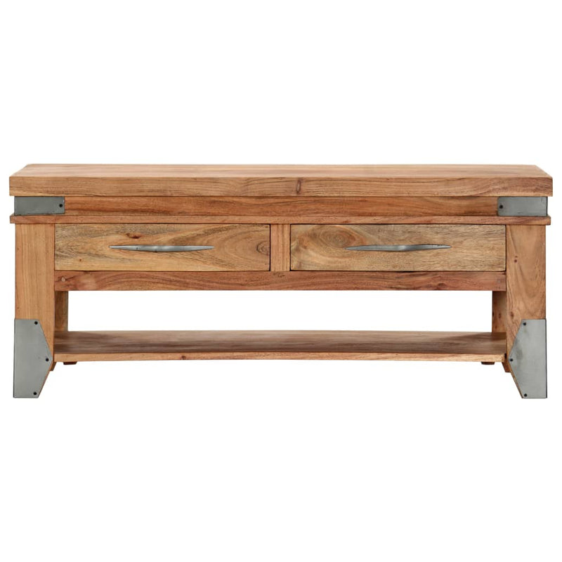 vidaXL Coffee Table 110x52x45 cm Solid Wood Acacia