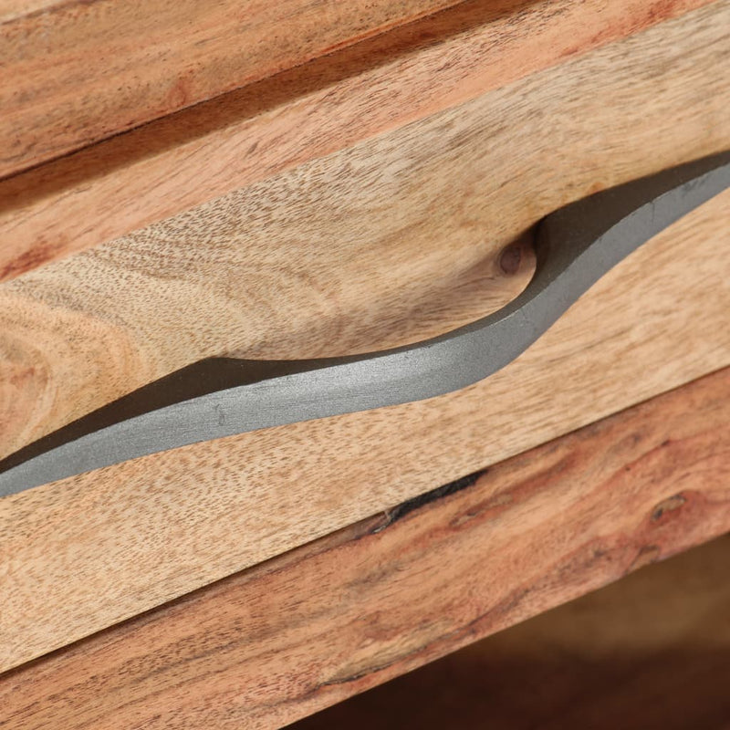 vidaXL Coffee Table 110x52x45 cm Solid Wood Acacia