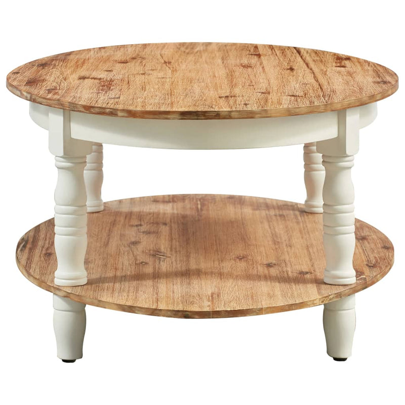 vidaXL Coffee Table 102x62.5x42 cm Solid Acacia Wood