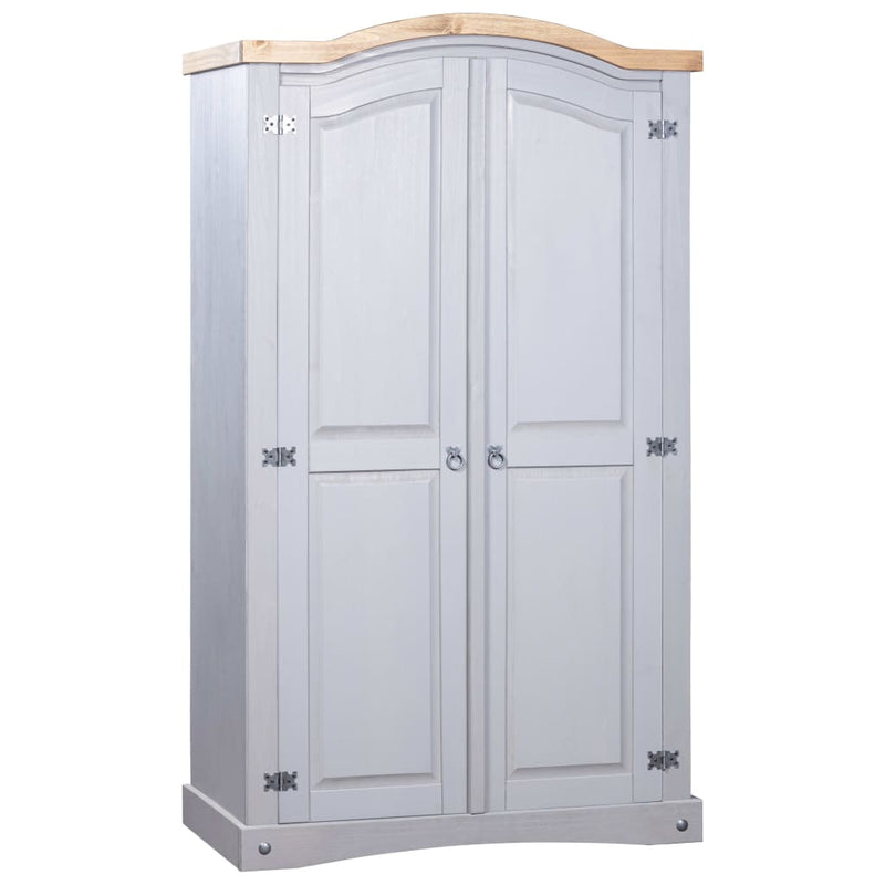vidaXL Wardrobe Mexican Pine Corona Range 2 Doors