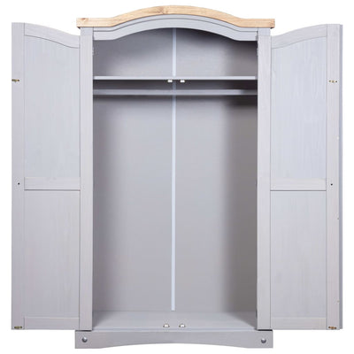 vidaXL Wardrobe Mexican Pine Corona Range 2 Doors
