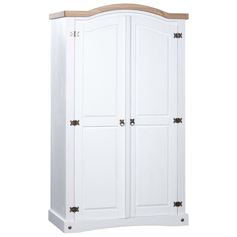 vidaXL Wardrobe Mexican Pine Corona Range 2 Doors