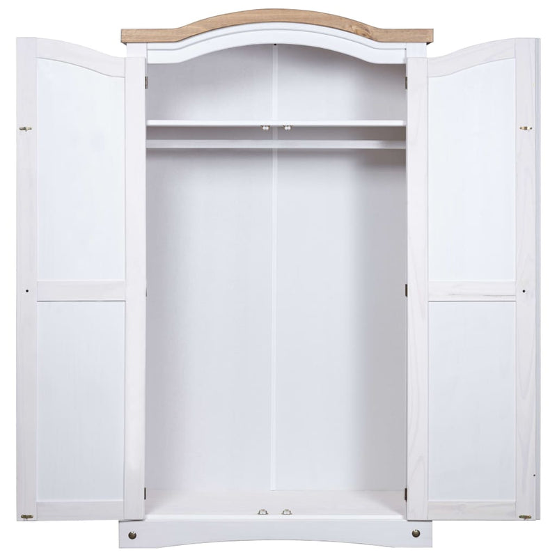 vidaXL Wardrobe Mexican Pine Corona Range 2 Doors