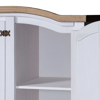 vidaXL Wardrobe Mexican Pine Corona Range 3 Doors