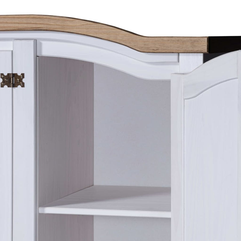 vidaXL Wardrobe Mexican Pine Corona Range 3 Doors