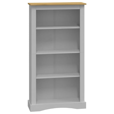 vidaXL 4-Tier Bookcase Mexican Pine Corona Range 80x29x150 cm