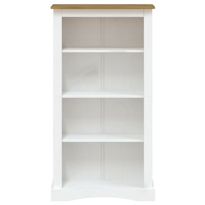 vidaXL 4-Tier Bookcase Mexican Pine Corona Range 80x29x150 cm