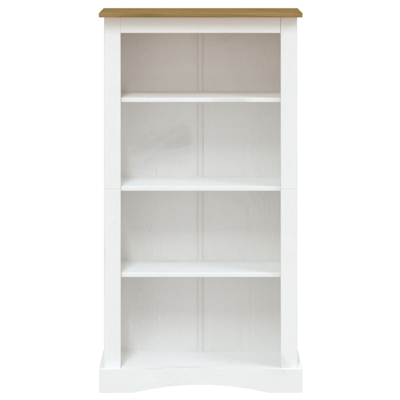 vidaXL 4-Tier Bookcase Mexican Pine Corona Range 80x29x150 cm