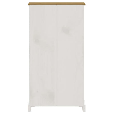 vidaXL 4-Tier Bookcase Mexican Pine Corona Range 80x29x150 cm