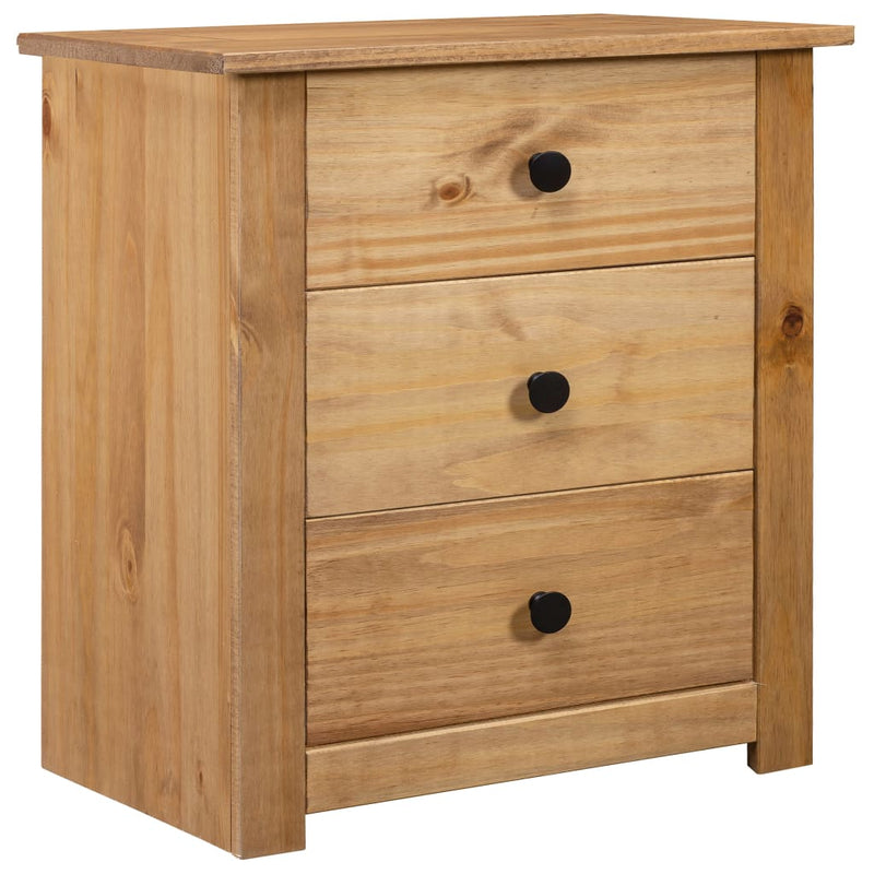 vidaXL Bedside Cabinet 46x40x57 cm Pinewood Panama Range