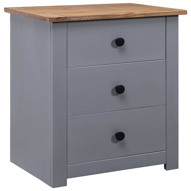 vidaXL Bedside Cabinet 46x40x57 cm Pinewood Panama Range