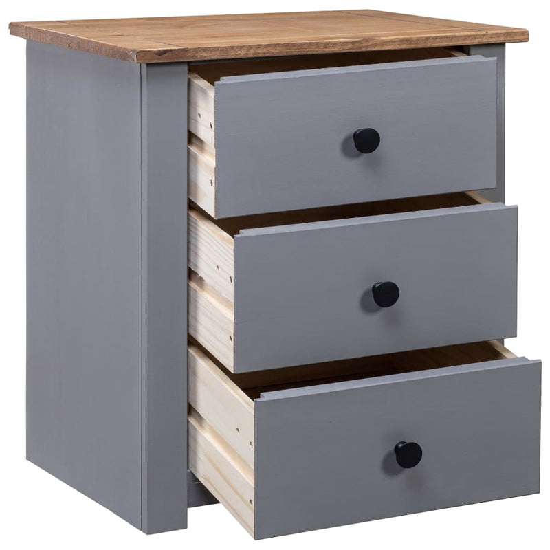 vidaXL Bedside Cabinet 46x40x57 cm Pinewood Panama Range