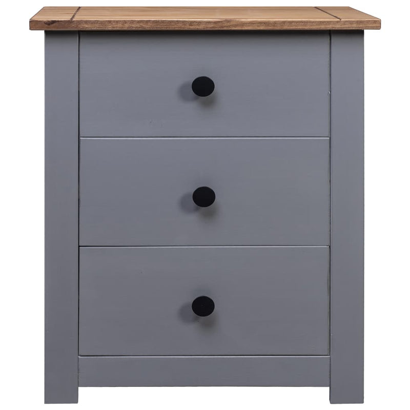 vidaXL Bedside Cabinet 46x40x57 cm Pinewood Panama Range