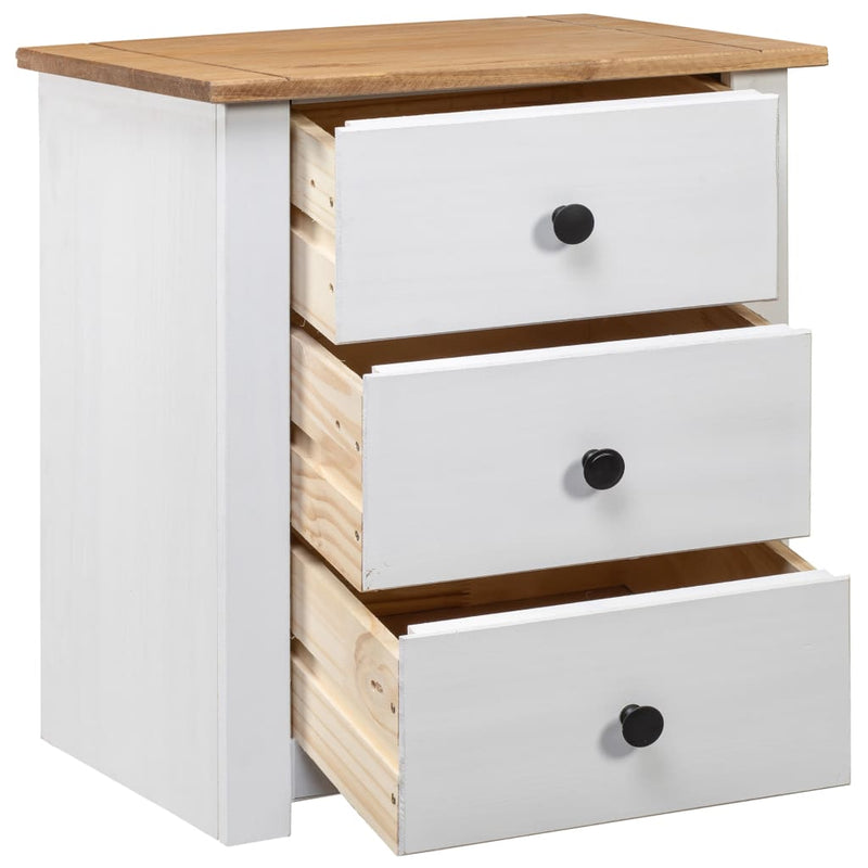 vidaXL Bedside Cabinet 46x40x57 cm Pinewood Panama Range
