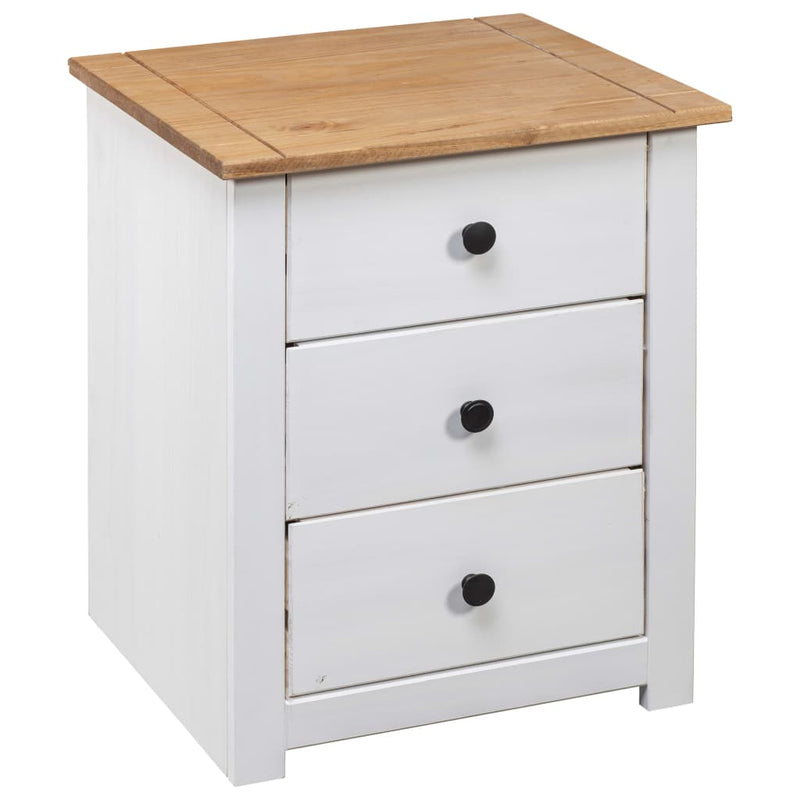vidaXL Bedside Cabinet 46x40x57 cm Pinewood Panama Range