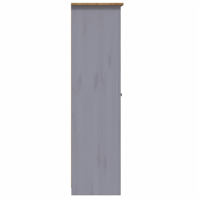 vidaXL 3-Door Wardrobe 118x50x171.5 cm Pine Panama Range