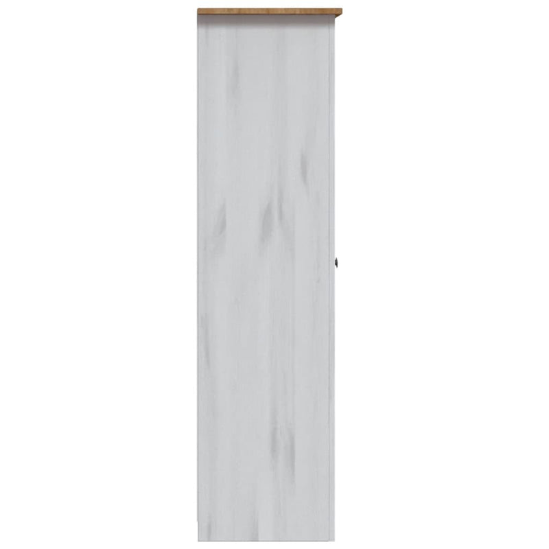 vidaXL 3-Door Wardrobe 118x50x171.5 cm Pine Panama Range