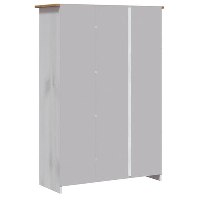 vidaXL 3-Door Wardrobe 118x50x171.5 cm Pine Panama Range