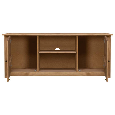 vidaXL TV Cabinet 120x40x50 cm Solid Pine Wood Panama Range