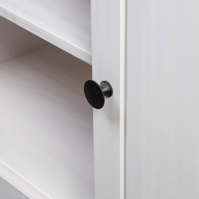 vidaXL TV Cabinet 120x40x50 cm Solid Pine Wood Panama Range