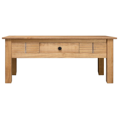 vidaXL Coffee Table 100x60x45 cm Solid Pine Wood Panama Range