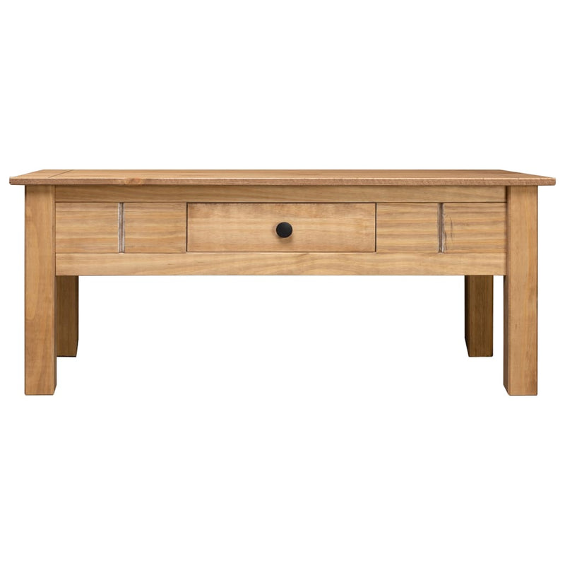 vidaXL Coffee Table 100x60x45 cm Solid Pine Wood Panama Range