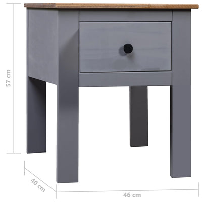 vidaXL Bedside Cabinet 46x40x57 cm Pine Panama Range