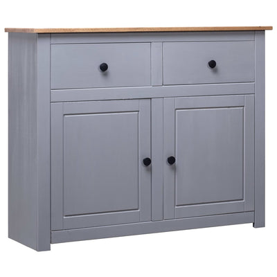 vidaXL Sideboard 93x40x80 cm Solid Pinewood Panama Range