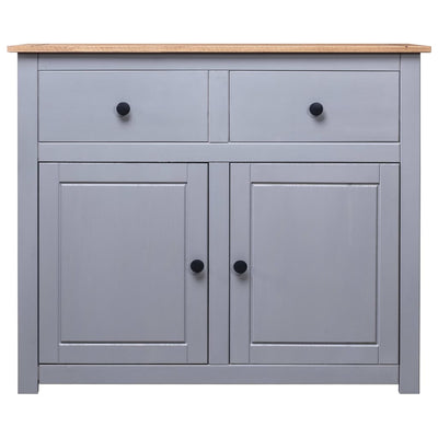 vidaXL Sideboard 93x40x80 cm Solid Pinewood Panama Range