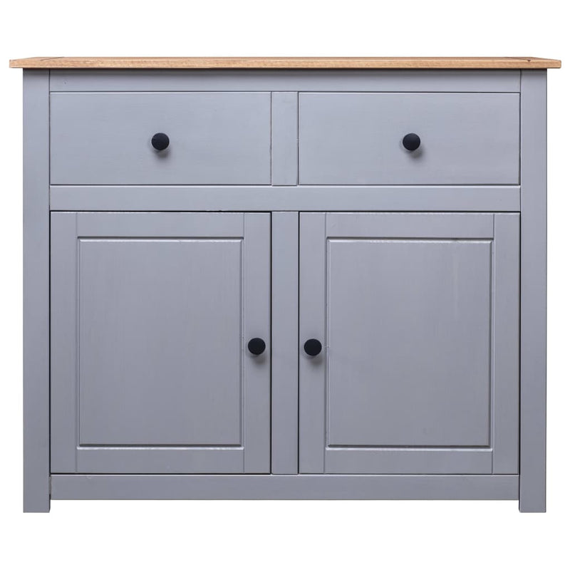 vidaXL Sideboard 93x40x80 cm Solid Pinewood Panama Range