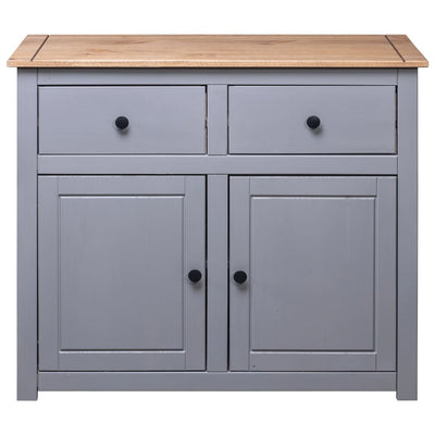 vidaXL Sideboard 93x40x80 cm Solid Pinewood Panama Range