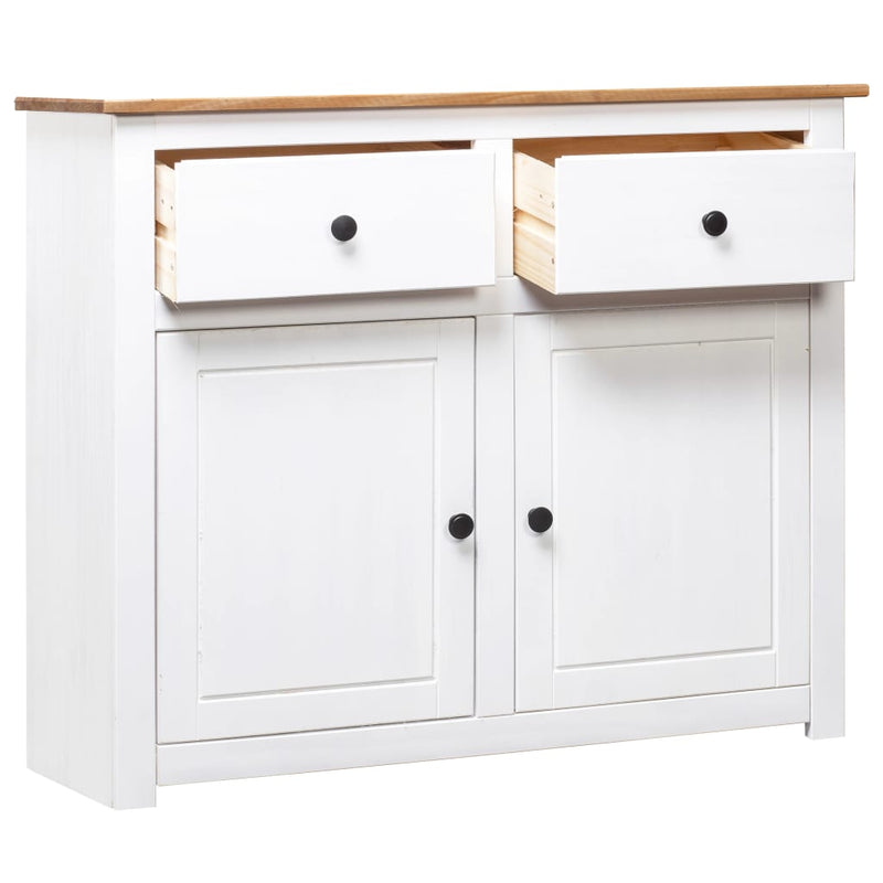 vidaXL Sideboard 93x40x80 cm Solid Pinewood Panama Range