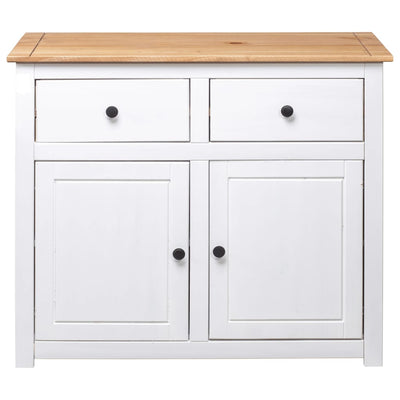 vidaXL Sideboard 93x40x80 cm Solid Pinewood Panama Range