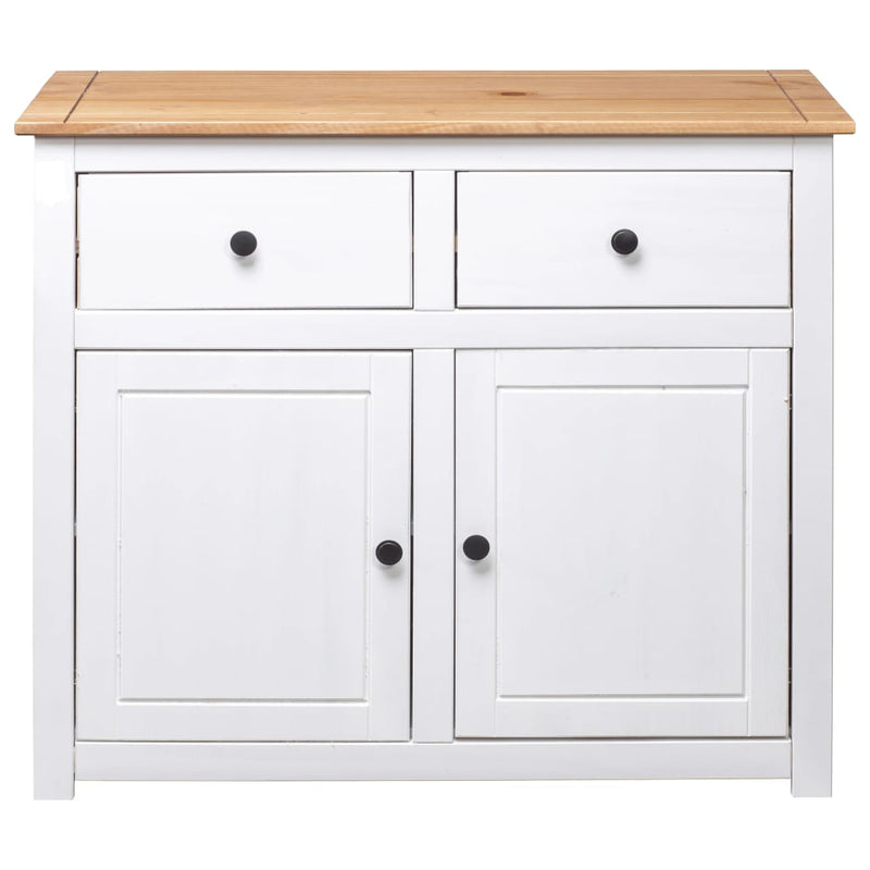 vidaXL Sideboard 93x40x80 cm Solid Pinewood Panama Range