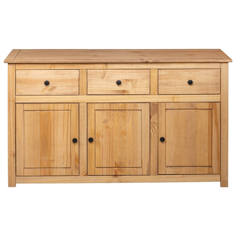 vidaXL Sideboard 135x40x80 cm Solid Pinewood Panama Range