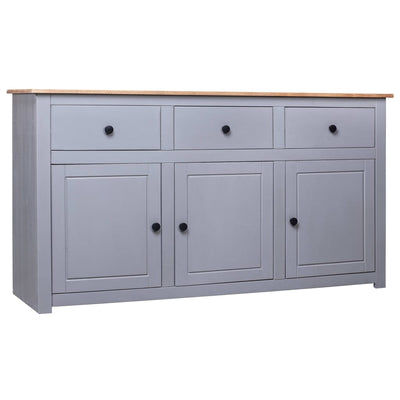 vidaXL Sideboard 135x40x80 cm Solid Pinewood Panama Range