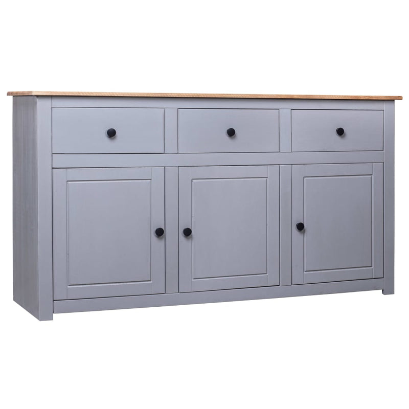vidaXL Sideboard 135x40x80 cm Solid Pinewood Panama Range