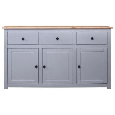 vidaXL Sideboard 135x40x80 cm Solid Pinewood Panama Range
