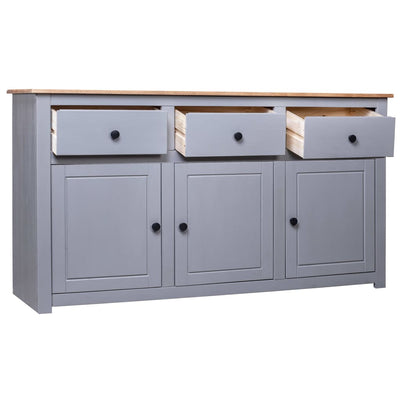 vidaXL Sideboard 135x40x80 cm Solid Pinewood Panama Range