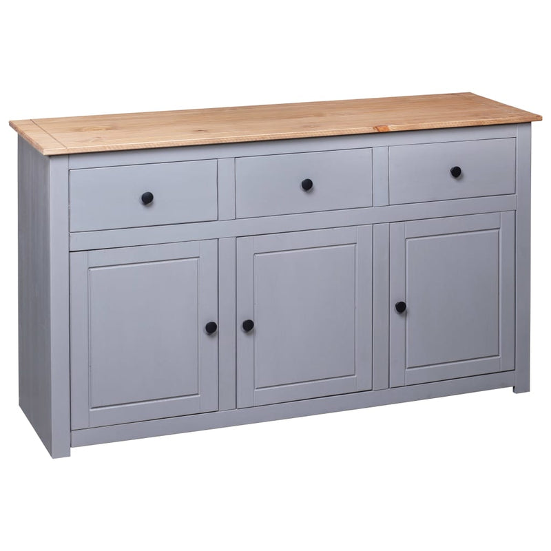 vidaXL Sideboard 135x40x80 cm Solid Pinewood Panama Range