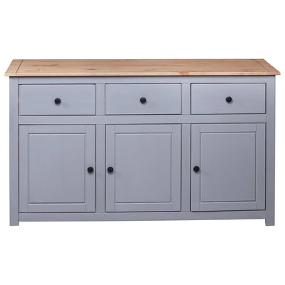 vidaXL Sideboard 135x40x80 cm Solid Pinewood Panama Range
