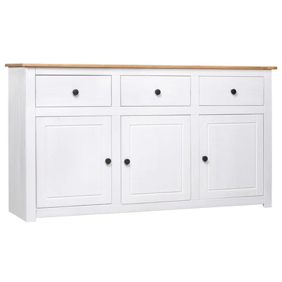 vidaXL Sideboard 135x40x80 cm Solid Pinewood Panama Range