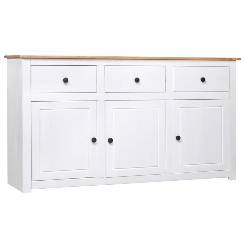 vidaXL Sideboard 135x40x80 cm Solid Pinewood Panama Range