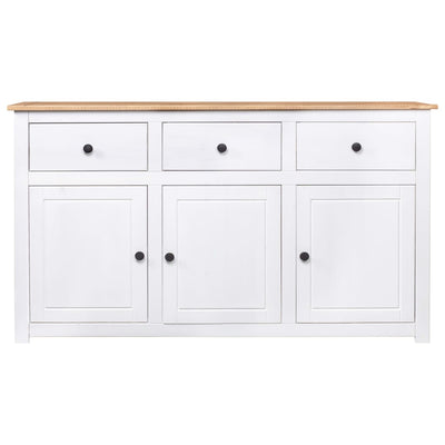 vidaXL Sideboard 135x40x80 cm Solid Pinewood Panama Range